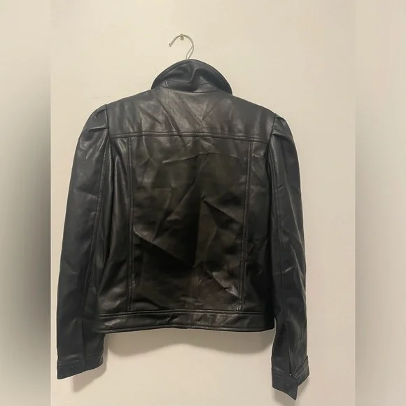 Truth Faux Leather Biker Jacket NWT - Picture 3 of 5
